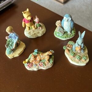 Winnie The Pooh Lenox Thimble Set of 5